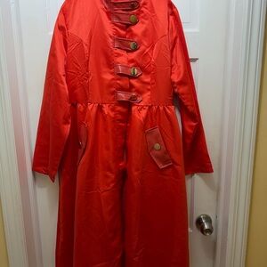 Elegant Red Women's Coat